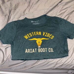 Ariat Green Western Vibes Tee